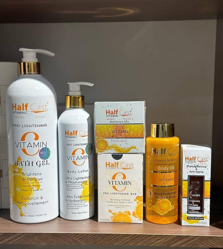 Halfcast Vitamin C Full Set With Organic Body Oil