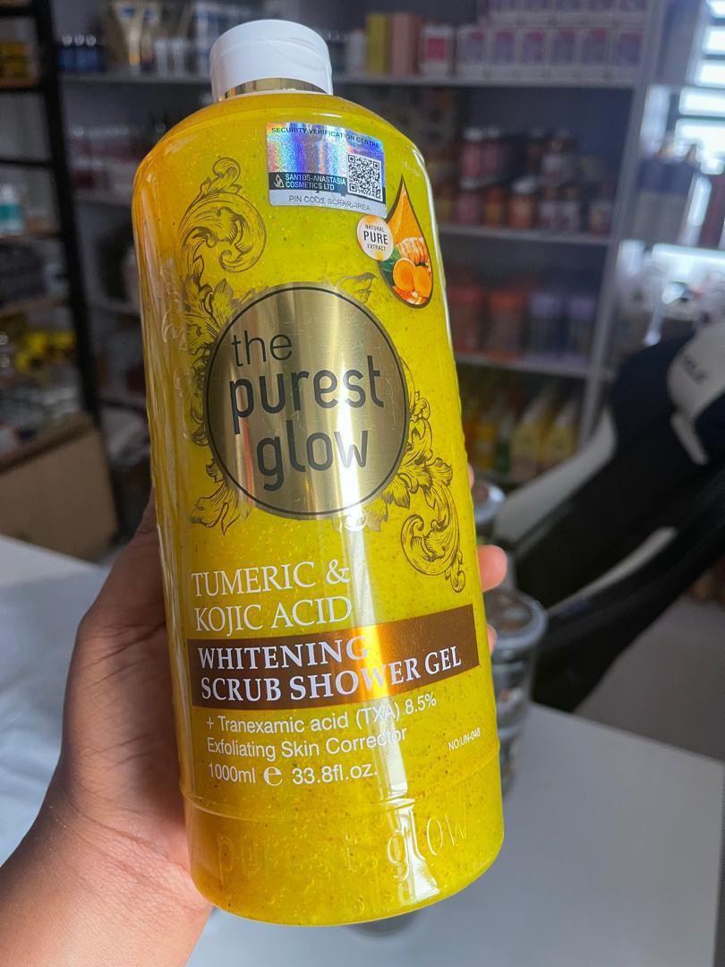 The Purest Glow Tumeric and Kojic Acid Whitening Scrub Shower Gel